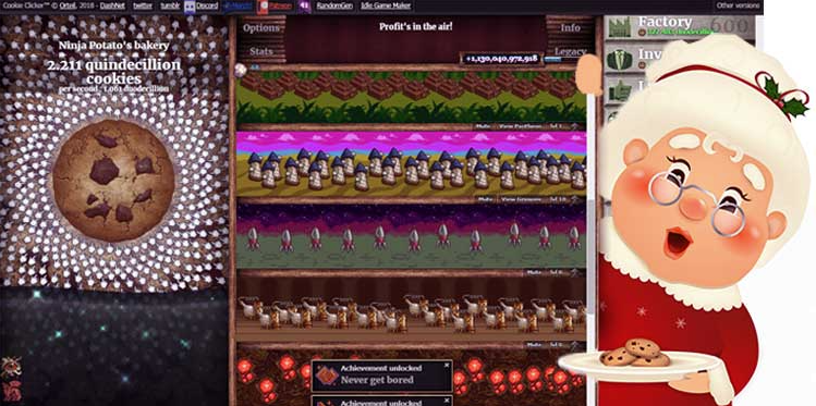 Jogo Cookie Clicker no Jogos 360